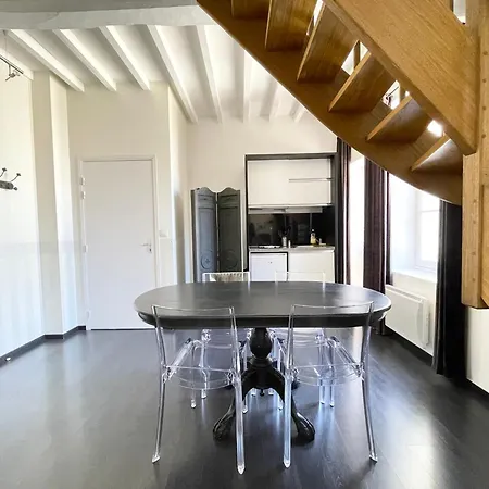 公寓 Pouchkine Duplex Au 1er Etage Centre Jardin Amenage Commun Proche Des Plages Du Debarquement Parking Gratuit A Proximite *