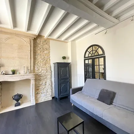 公寓 Pouchkine Duplex Au 1er Etage Centre Jardin Amenage Commun Proche Des Plages Du Debarquement Parking Gratuit A Proximite